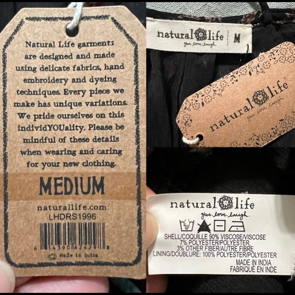 Natural Life The Alice Metallic Maxi Dress Medium - Picture 12 of 12